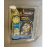 A Kenner Star Wars 'The Power of the Force' carded 3¾ inch action figure 'Artoo-Detoo (R2-D2) with
