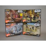 Four Hasbro Star Wars Battle Packs: The Hunt for Grievous; Battle Above the Sarlacc;