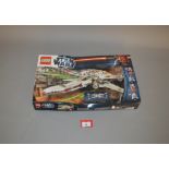 Lego Star Wars 9493 'X-wing Starfighter', sealed in generally F/G box with crushing and creasing.