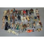 46 x Kenner Star Wars 3 3/4" action figures. Playworn.