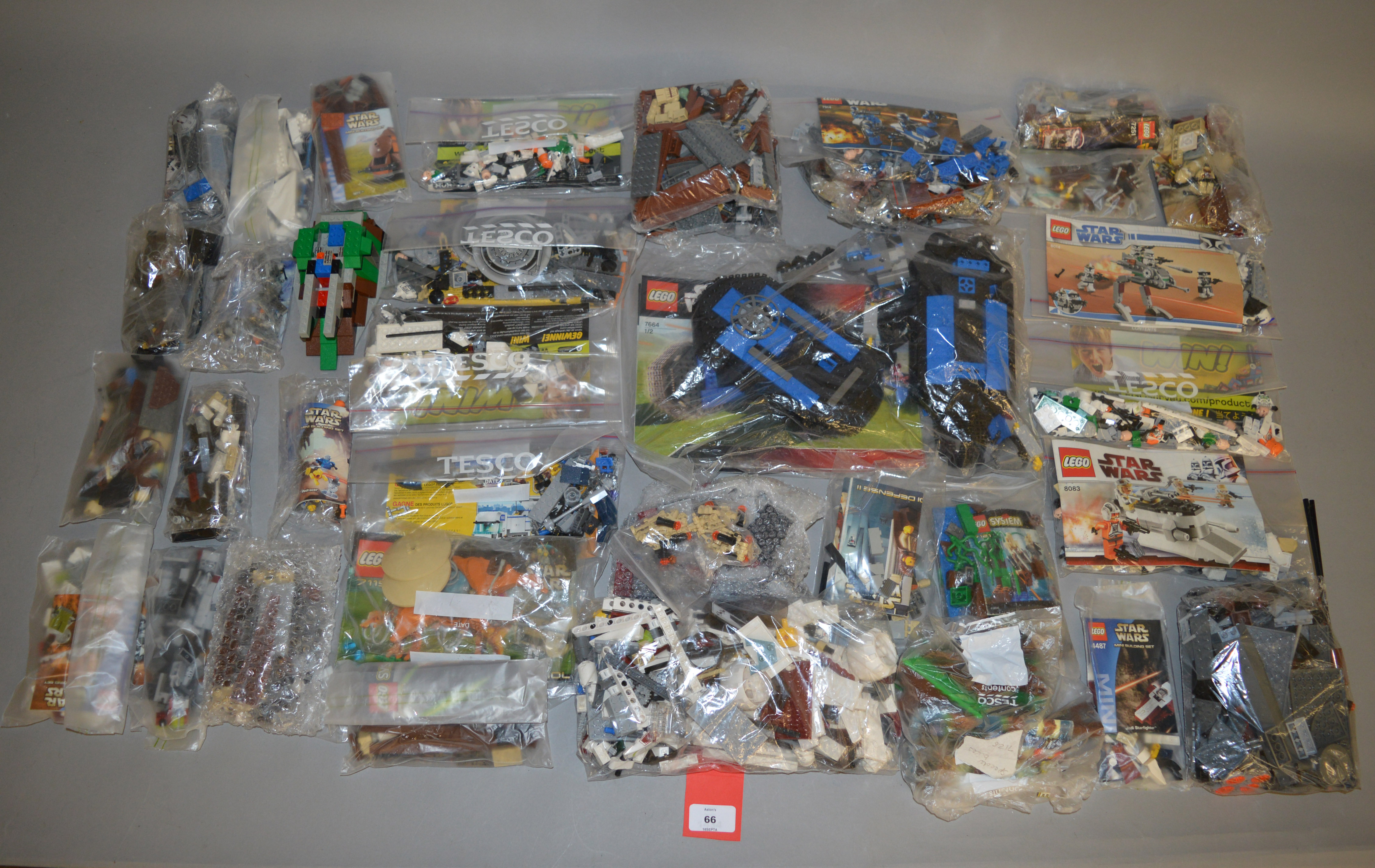 A good quantity of Lego Star Wars sets,
