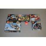 Lego Star Wars: 7200 Final Duel; 7119 Twin-pod Cloud Car; 7130 Snowspeeder; 7103 Jedi Duel;