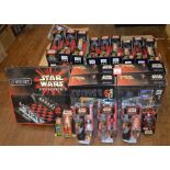 A very good quantity of packaged Star Wars related items, contained in three boxes,