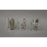 Three Kenner Star Wars 3 3/4" action figures, all AFA graded U85: Bib Fortuna; Nikto; Teebo.