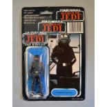 A vintage Star Wars carded 'Return of the Jedi' figure, one of the last seventeen,