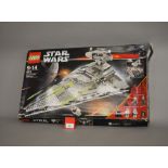 Lego Star Wars 6211 Imperial Star Destroyer. In F box, opened, not checked if complete.