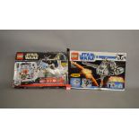 Two Lego Star Wars sets: 7754 Home One Mon Calamari Star Cruiser; 7680 The Twilight.