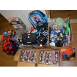 A very good quantity of Star Wars related items, mostly packaged, contained in three boxes,