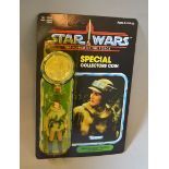 Kenner Star Wars The Power of the Force Princess Leia Organa in Combat Poncho 3 3/4" action figure.