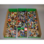 A very large quantity of Lego minifigures, including Space, Pirates, Harry Potter,