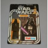 Palitoy Star Wars Darth Vader 3 3/4" action figure, sealed on a 12 back card.