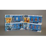 Four Hasbro Star Wars The Legacy Collection Evolutions figure sets: Rebel Pilot Legacy;