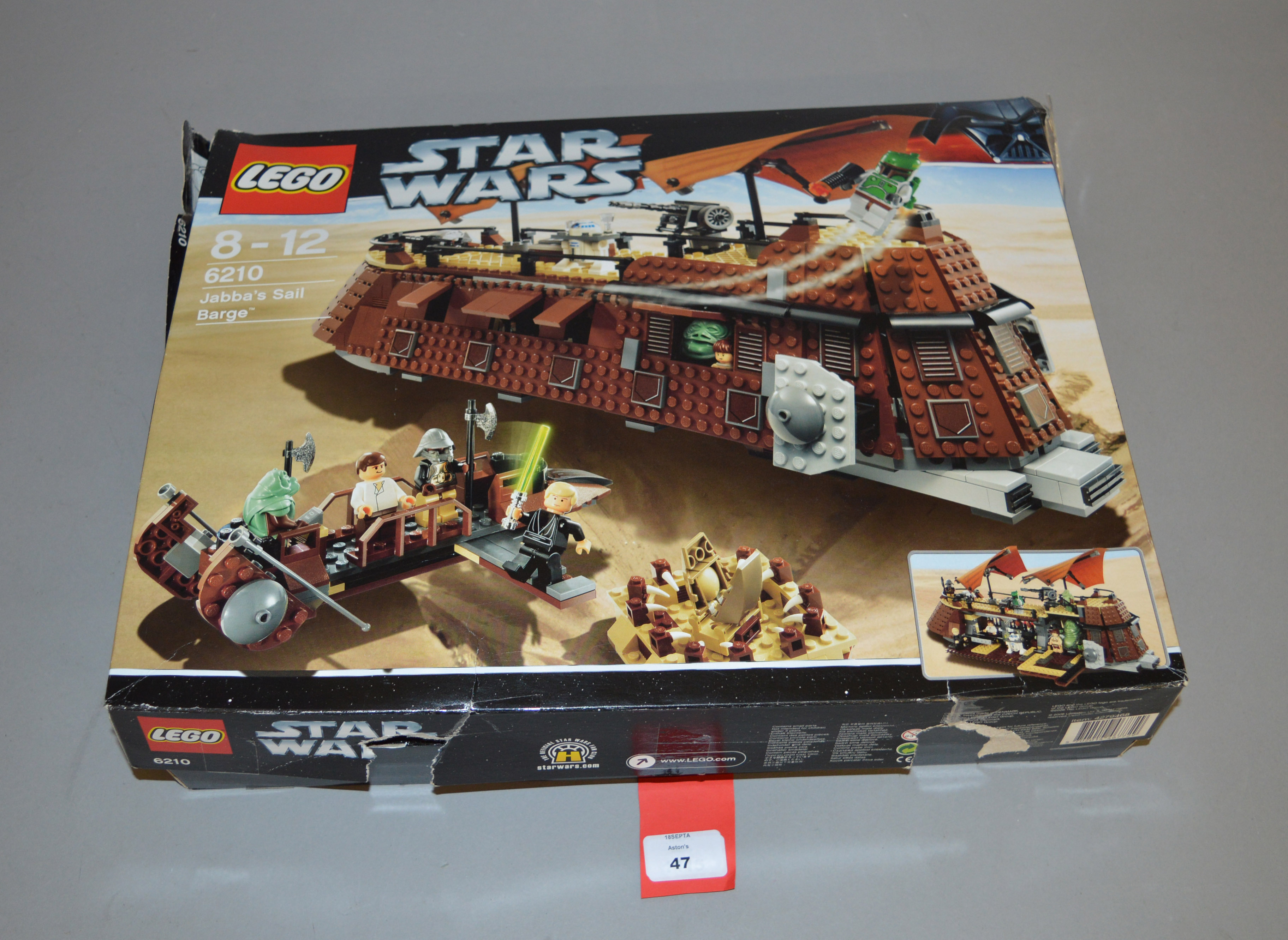 Lego Star Wars 6210 Jabba's Sail Barge. In F-G box, not checked for completeness.