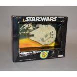Palitoy Star Wars Millennum Falcon diecast model in box with factory error,