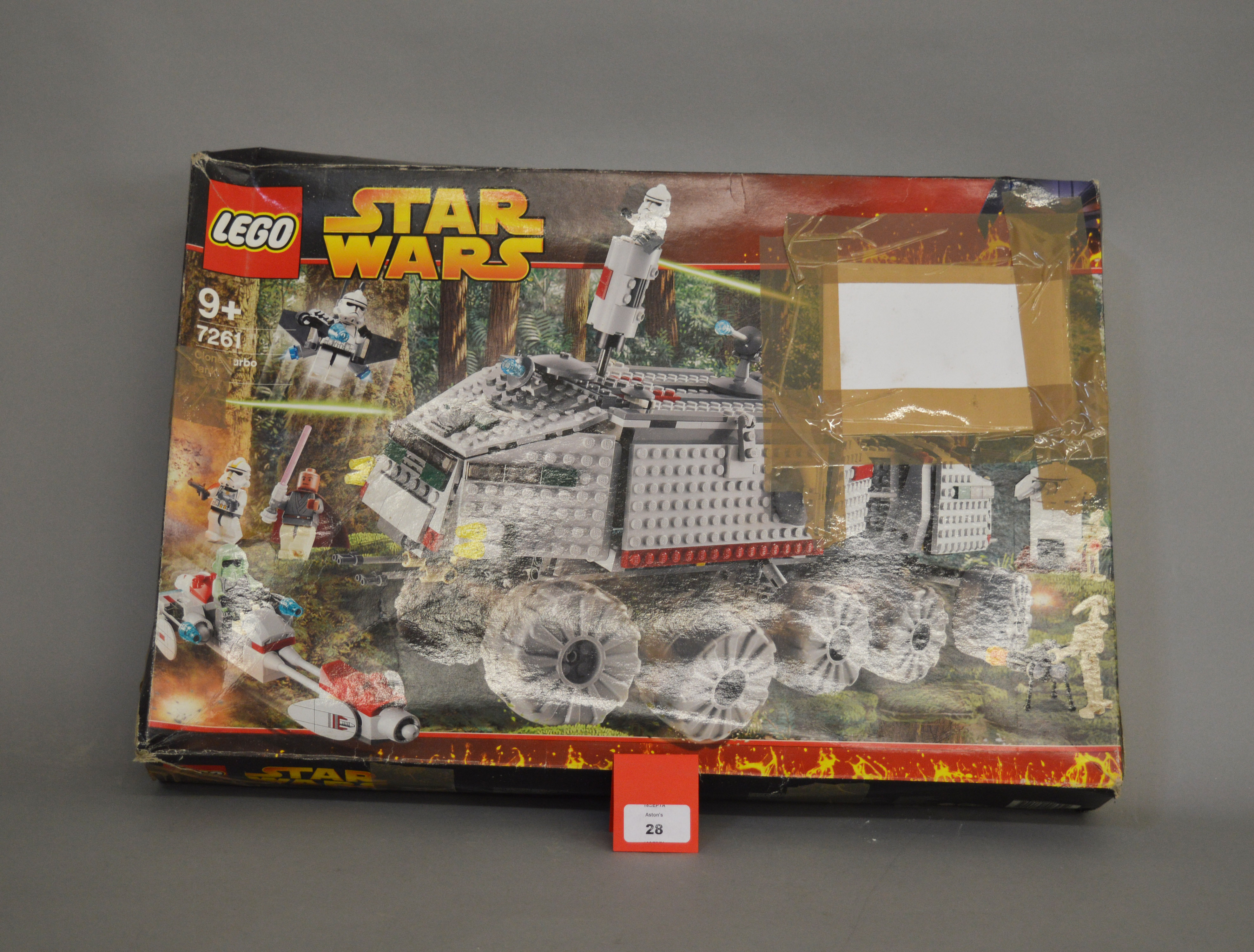 Lego Star Wars 7261 Clone Turbo Tank. Opened in P-F box, not checked if complete.