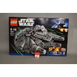 Lego Star Wars 7965 Millennium Falcon. Sealed in E box.