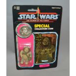 A Kenner Star Wars 'The Power of the Force' carded 3¾ inch action figure 'Lumat',