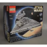 Lego Star Wars 10030 'Imperial Star Destroyer', in generally G box with some scuffing and creasing.