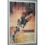 The Goonies 1985 US one sheet film poster from Spielberg with art by Drew Struzan,