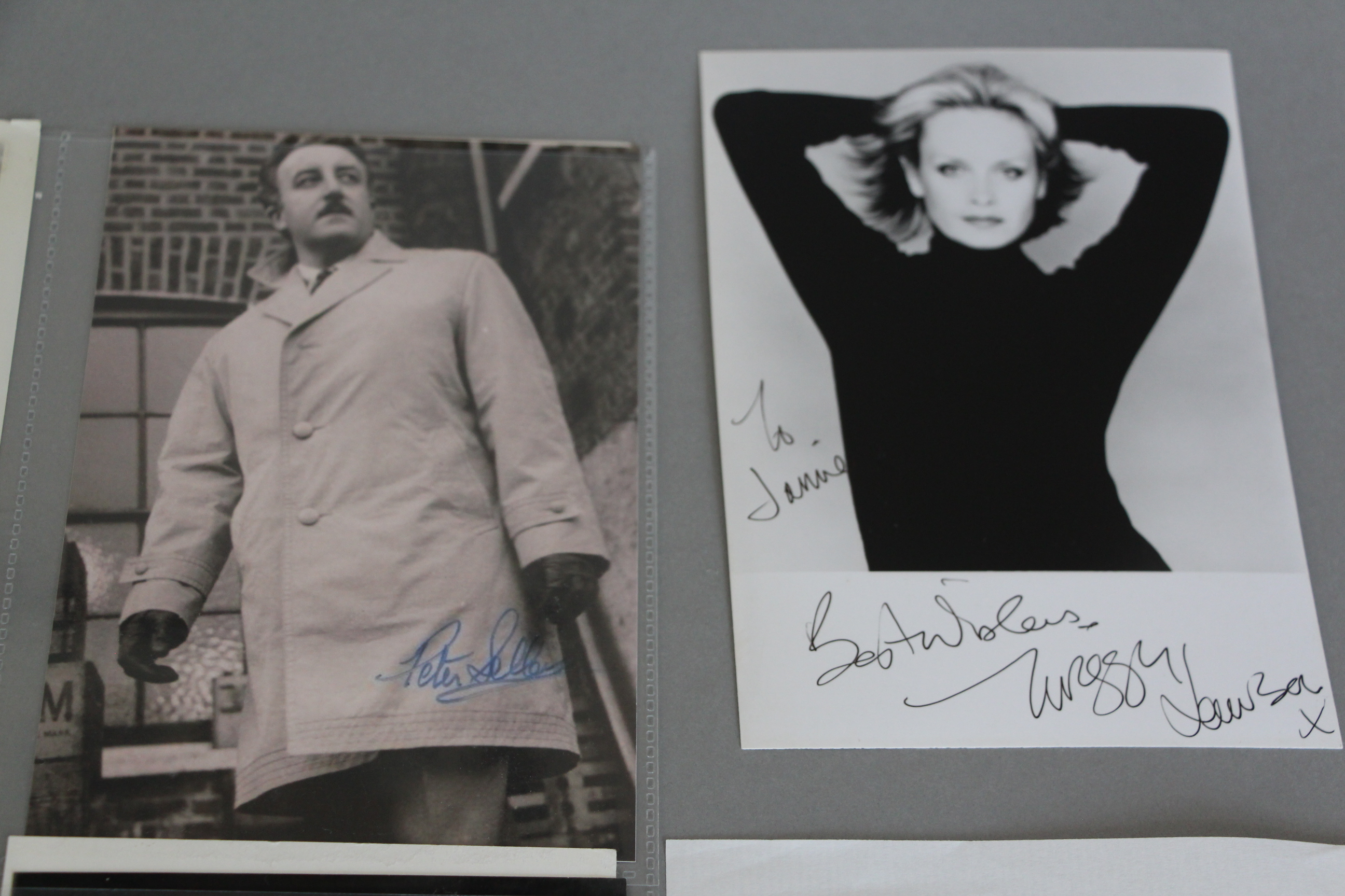 Collection of autographs many of which are on photos including Alec Guinness, John Hurt, - Image 2 of 7