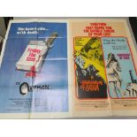 A collection of US one sheets 27 x 41 inch folded including A 1971 litho printed double-bill