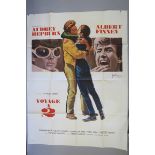 12 French Grande film posters inc Audrey Hepburn in Two for the Road art by Grinnson,