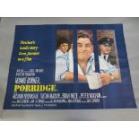 "Porridge" (1979) British Quad film poster starring Ronnie Barker as Norman Stanley Fletcher and