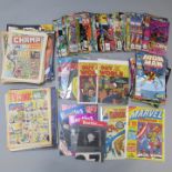 Collection of comics & magazines including The Beatles Book Monthly No 7, 8,
