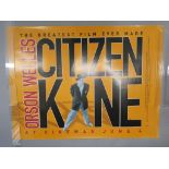 13 Rolled condition British Quad film posters including The Orson Welles "Citizen Kane" RR x2,