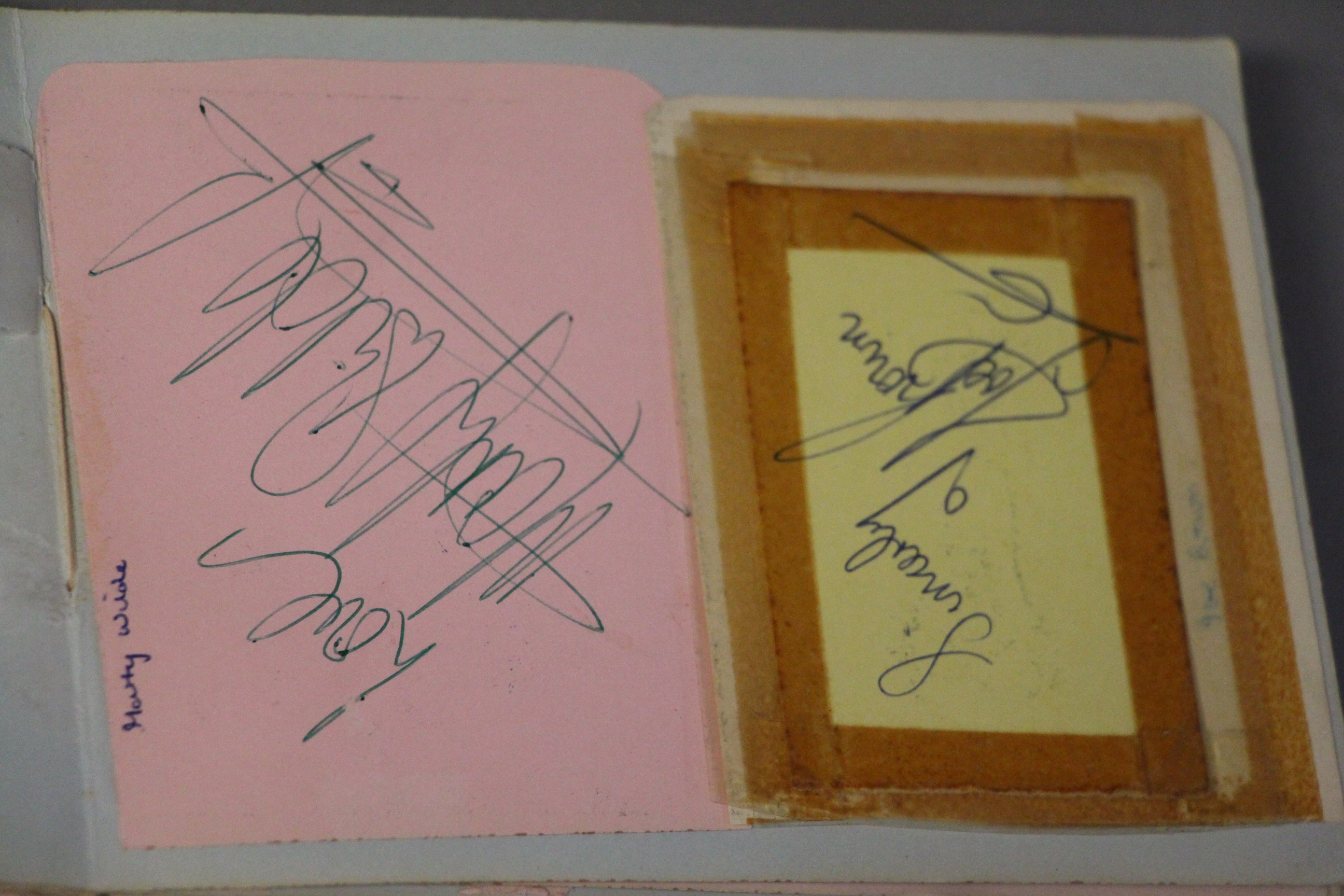 An Autograph book collected by a lady called Jill F whose full name and address appears in the book - Image 7 of 17