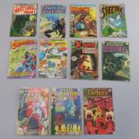 Vintage comics including Marvel comics; Silver Surfer no 7, Fantastic Four no 81,
