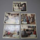 Dr Who and the Daleks (1965) Five British Front of House lobby cards featuring full colour photos