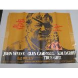 Collection of film posters including "True Grit" British Quad starring John Wayne,