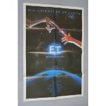 "E T The Extra Terrestrial" 1982 US one sheet film poster (27 x 41 inch, folded),