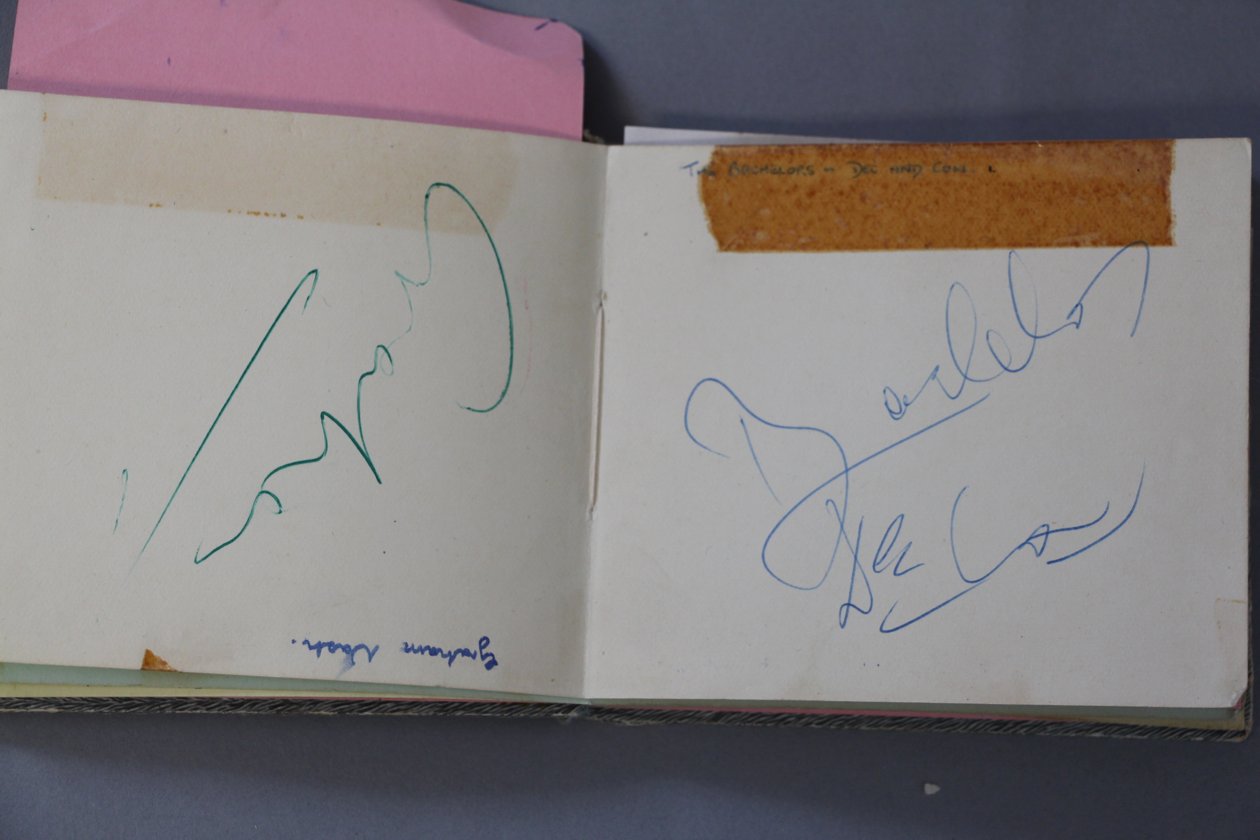 An autograph book with signatures and many car registrations of the groups collected personally by - Image 3 of 22