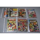 Marvel comics in a folder inc Marvel Tales #3 x2, #5, Iron Man King-Size Special #1,