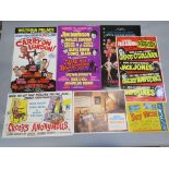 "Carry on London" London Victoria Palace theatre poster plus other theatre posters including Dick
