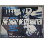Rolled British Quads "Night of the Hunter" 1999 BFI RR st Robert Mitchum x5,