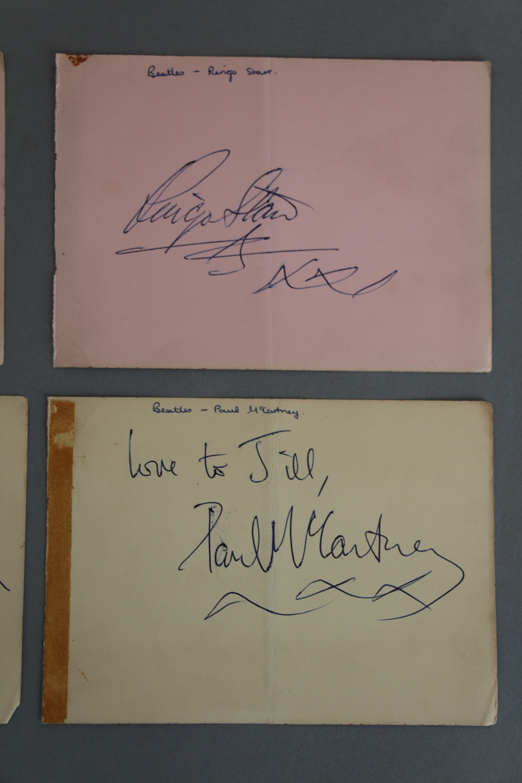 The Beatles signed Paul McCartney, John Lennon, - Image 4 of 5