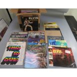 Box of assorted LPs inc David Garrick - Dont Go Out in the Rain Sugar, The Bootleg Blues Band, Cher,