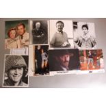 Signed photos including James Stewart and June Allyson + COA, Christopher Lee, Michael Caine + COA,