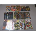 Collectors lot of comics including X-Force #1 in polybag with trading card enclosed, The Crow x5,