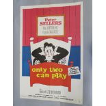 Peter Sellers film posters including "Only Two Can Play" 1962 US one sheet 27 x 41 inch,