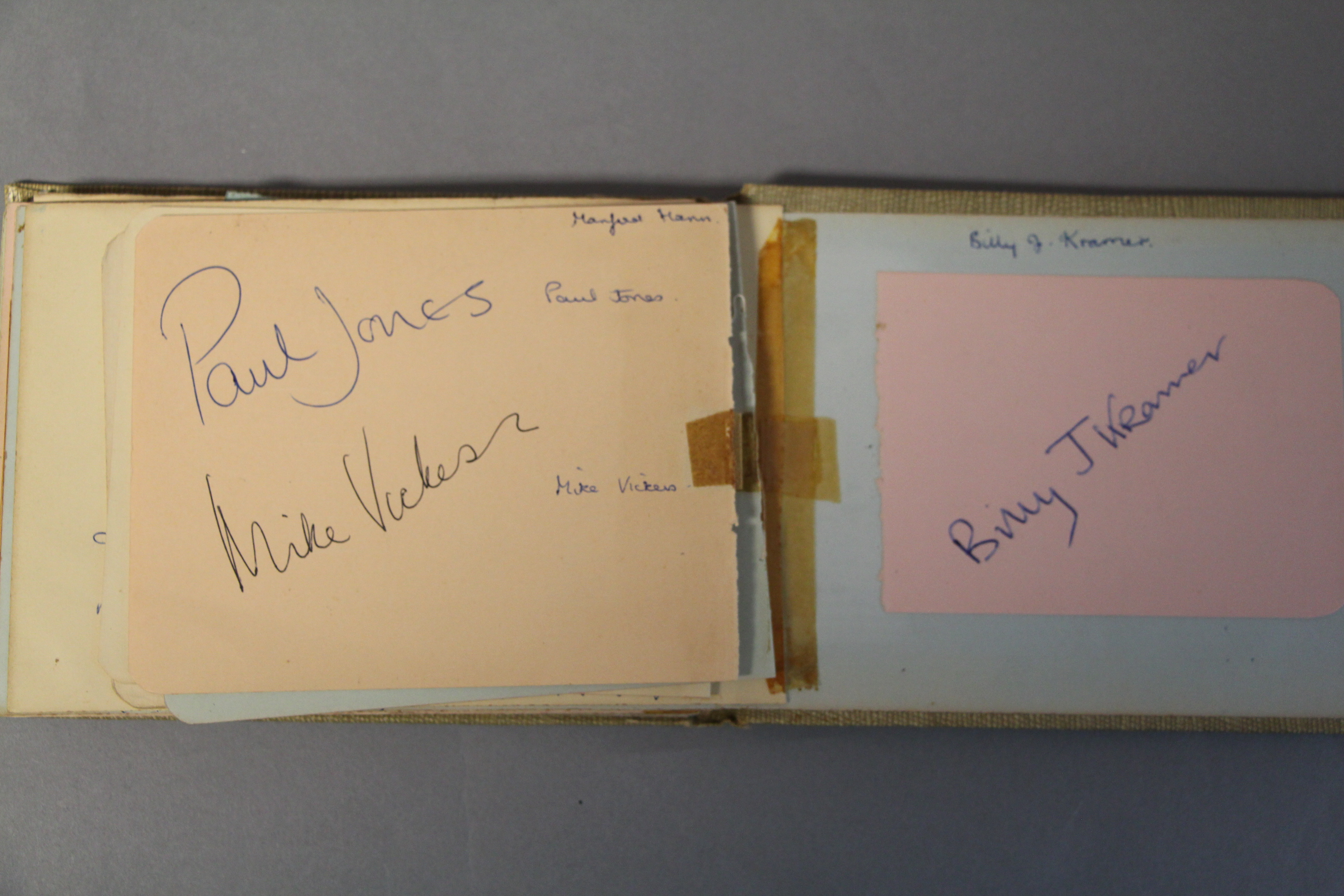 An Autograph book collected by a lady called Jill F whose full name and address appears in the book - Image 17 of 17