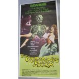 "The Creeping Flesh" 1972 original US 3 sheet first release film poster starring Christopher Lee &