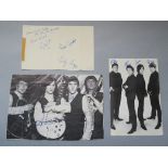 The Kinks signed Pye Records Fan Club postcard "To June with love the KINKS", signed by Ray Davies,