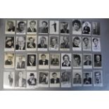 Collection of signed photo cards 6 x 4 inch approx including Charlie Drake x2, Arthur Askey x2 x2,
