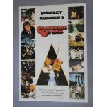 A collection of commercial & reproduction posters inc a Clockwork Orange, Dr No,