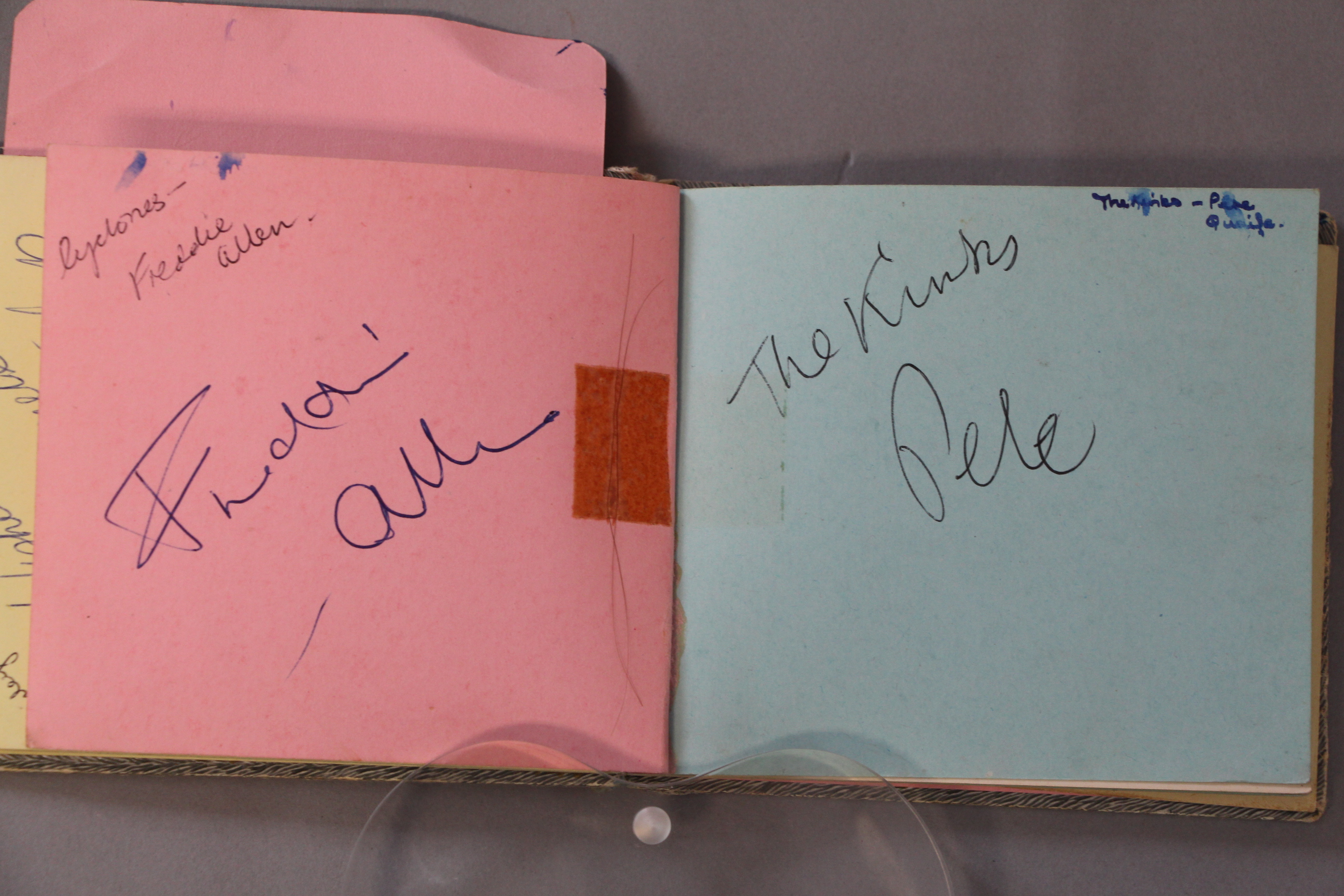 An autograph book with signatures and many car registrations of the groups collected personally by - Image 8 of 22
