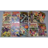 15 Fantastic Four Marvel comics nos 21 (1st Hate Monger), 22 (Mole Man app), 23 (Doctor Doom app),